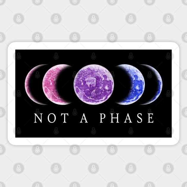 Not A Phase Bisexual Pride LGBT Magnet by PrideMarks